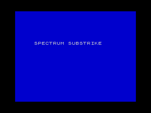 Submarine Strike image, screenshot or loading screen