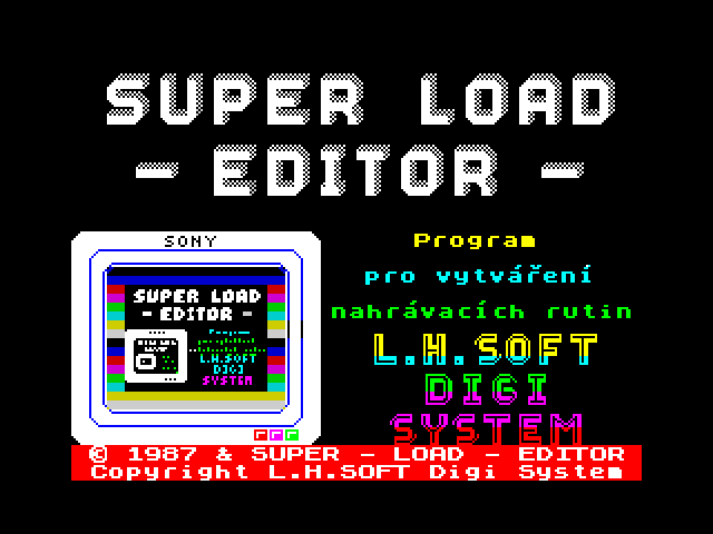 Super Load Editor image, screenshot or loading screen