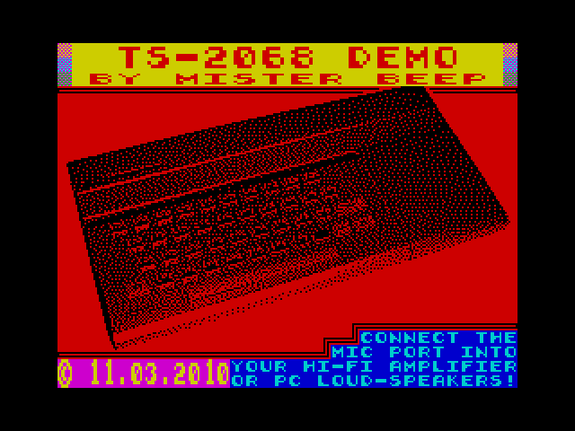TS-2068 DEMO image, screenshot or loading screen