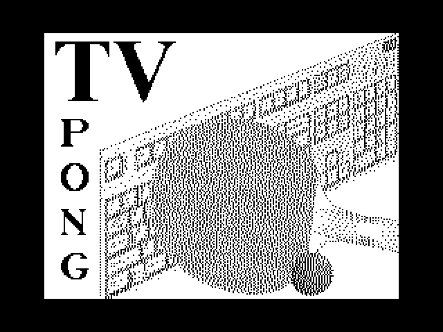 TV Pong image, screenshot or loading screen