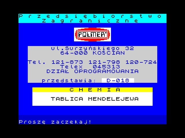 Tablica Mendelejewa image, screenshot or loading screen
