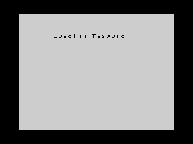Tasword 128K image, screenshot or loading screen