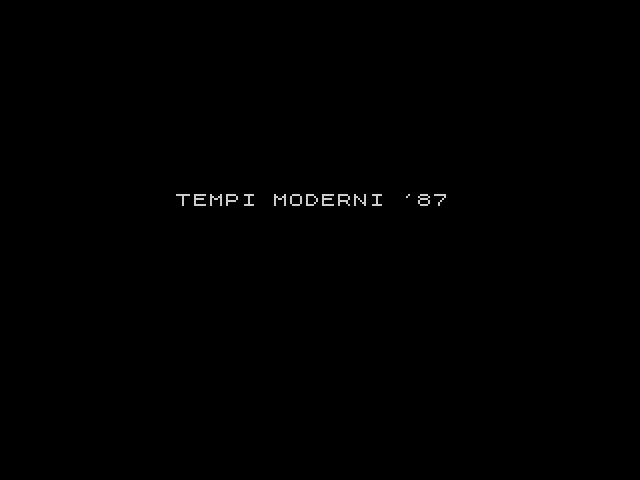 Tempi Moderni '87 image, screenshot or loading screen