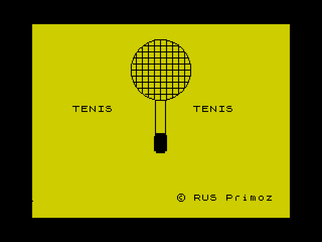 Tenis image, screenshot or loading screen