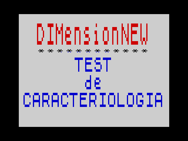 Test de Caracter image, screenshot or loading screen