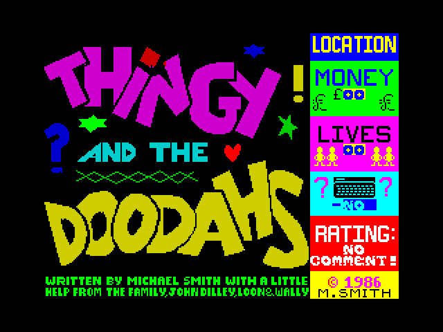 Thingy and the Doodahs image, screenshot or loading screen
