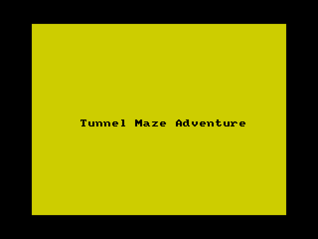 Tunnel Adventure image, screenshot or loading screen