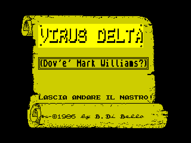 Virus Delta Parte 1: Dov'e'Mark Williams? image, screenshot or loading screen