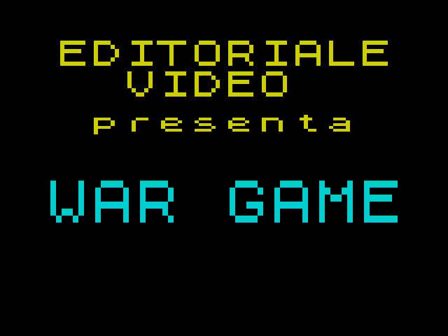 War Game image, screenshot or loading screen