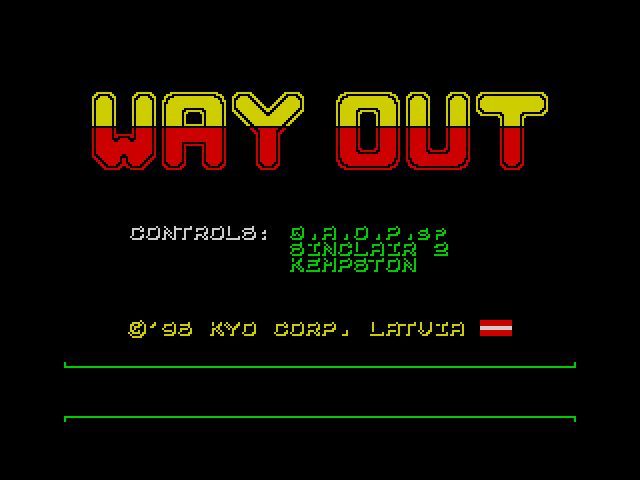 Way Out image, screenshot or loading screen