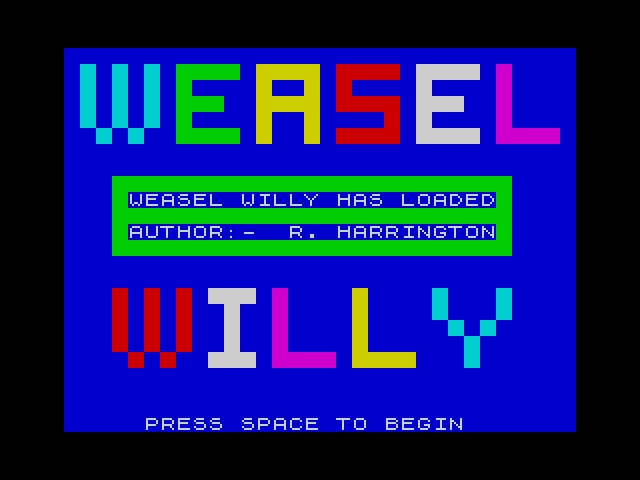 Weasel Willy image, screenshot or loading screen