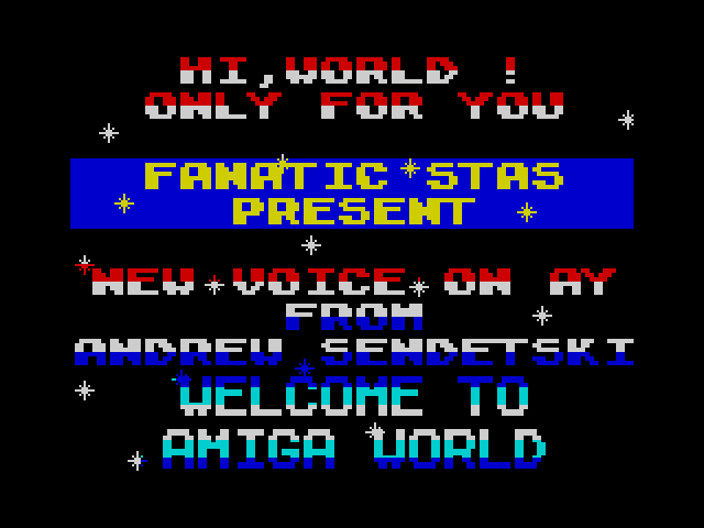 Welcome to Amiga World image, screenshot or loading screen