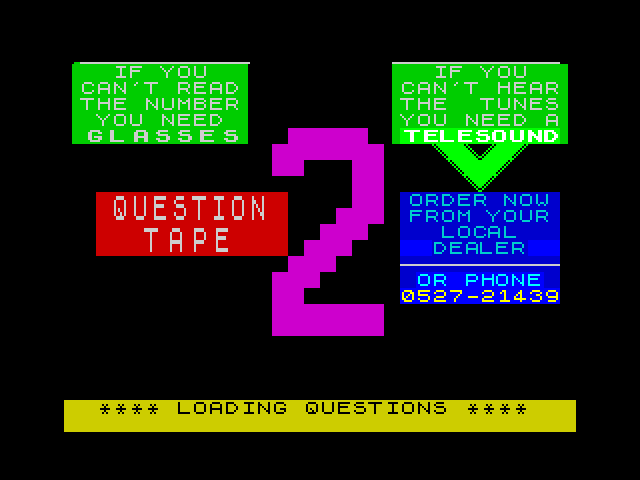 Wender Bender - Question Tape 2 image, screenshot or loading screen