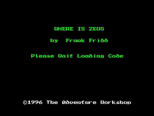 Where Is Zeus? image, screenshot or loading screen