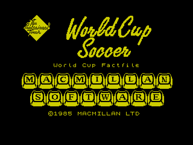 World Cup Soccer image, screenshot or loading screen