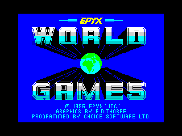 World Games image, screenshot or loading screen