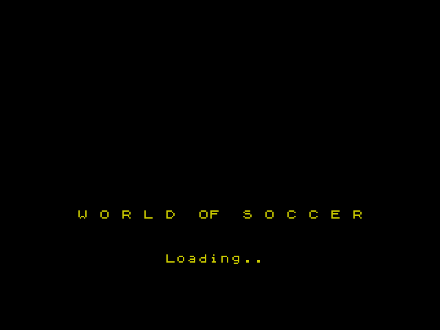 World of Soccer image, screenshot or loading screen