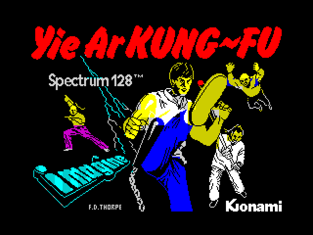 Yie Ar Kung-Fu 128K image, screenshot or loading screen