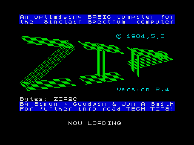 ZIP Compiler image, screenshot or loading screen