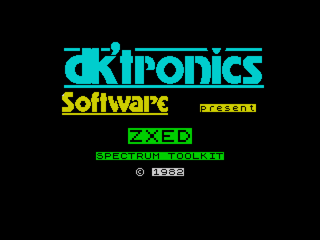 ZXED Spectrum Toolkit image, screenshot or loading screen