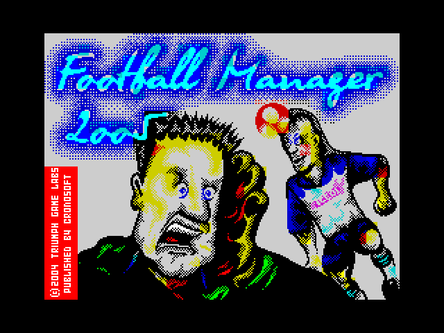 ZX Football Manager 2005 image, screenshot or loading screen