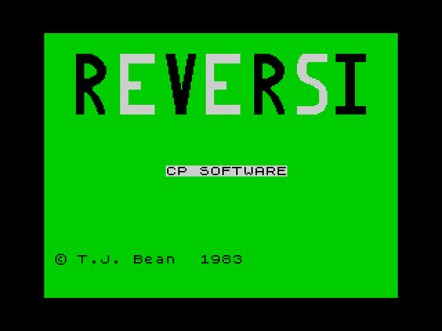 ZX Reversi image, screenshot or loading screen