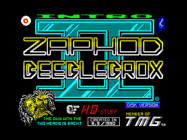 Zaphod Beeblebrox Intro 2 image, screenshot or loading screen