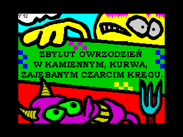 Zbylut Owrzodzien w Kamiennym, Kurwa, Zajebanym Czarcim Kregu image, screenshot or loading screen