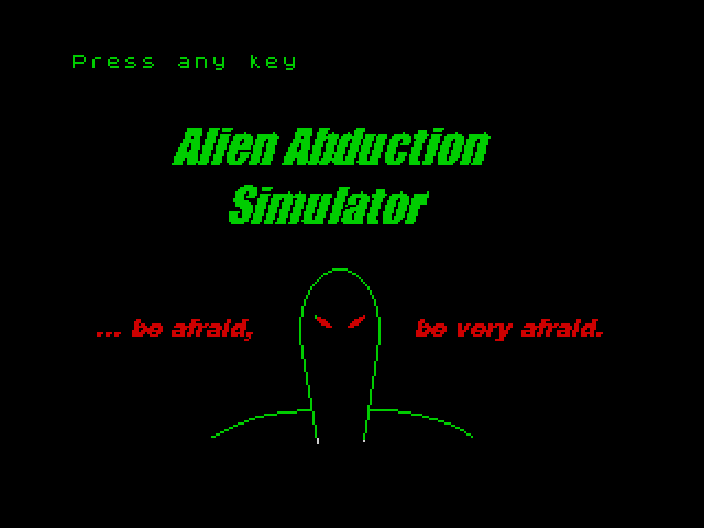 [CSSCGC] Alien Abduction Simulator image, screenshot or loading screen