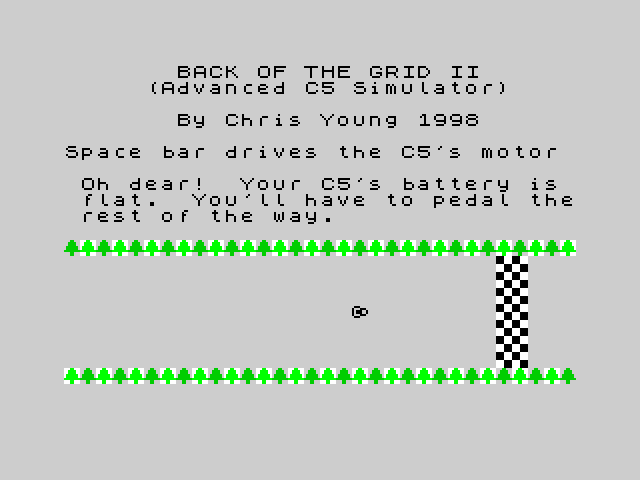 [CSSCGC] Back Of The Grid II - Advanced C5 Simulator image, screenshot or loading screen