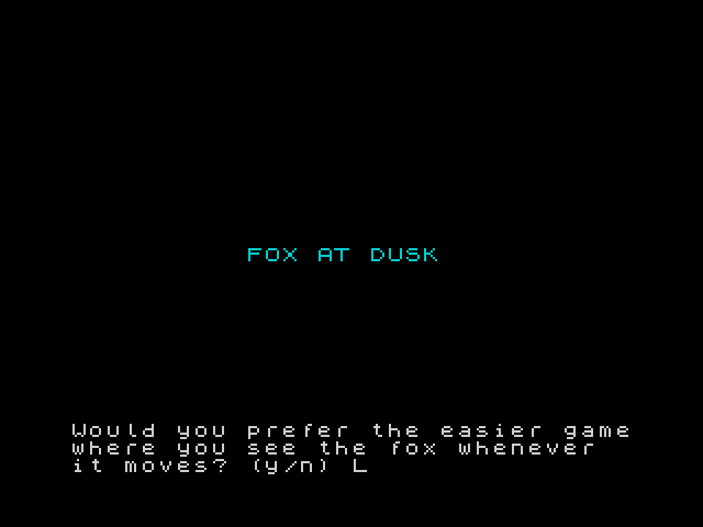 Fox at Dusk image, screenshot or loading screen