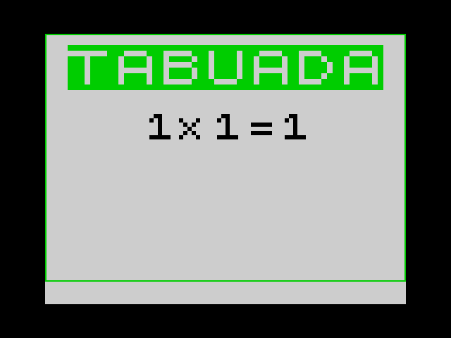 Tabuada image, screenshot or loading screen