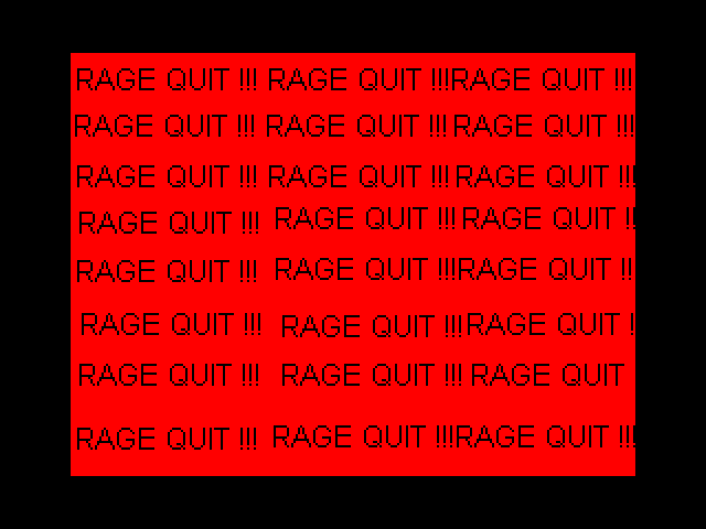 Rage Quit! image, screenshot or loading screen