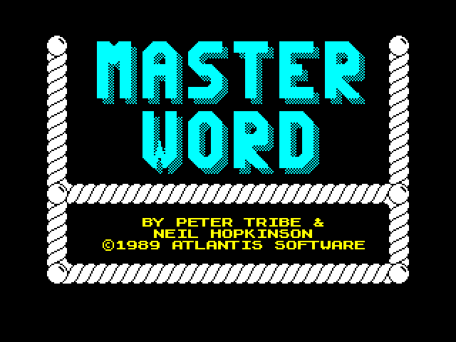 Master Word image, screenshot or loading screen