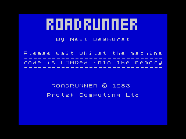 Roadrunner image, screenshot or loading screen