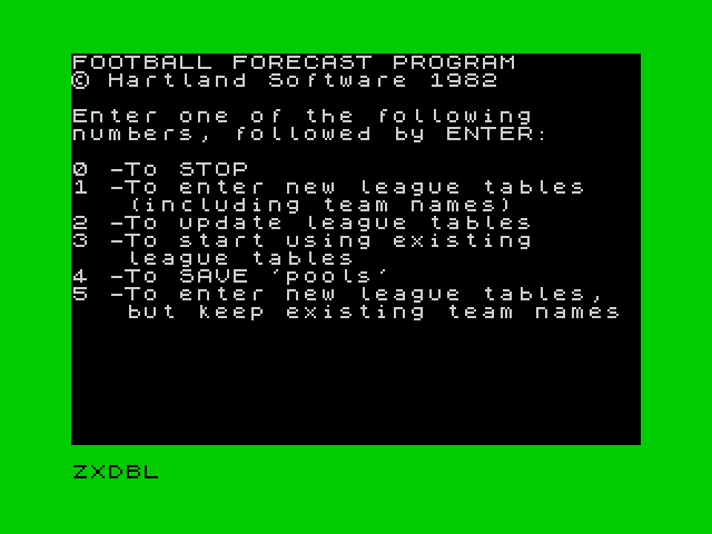 Football Pools Program image, screenshot or loading screen