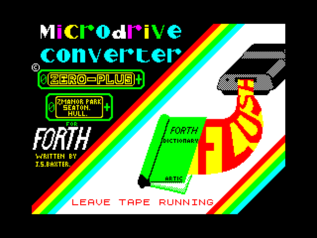 FORTH Microdrive Converter image, screenshot or loading screen