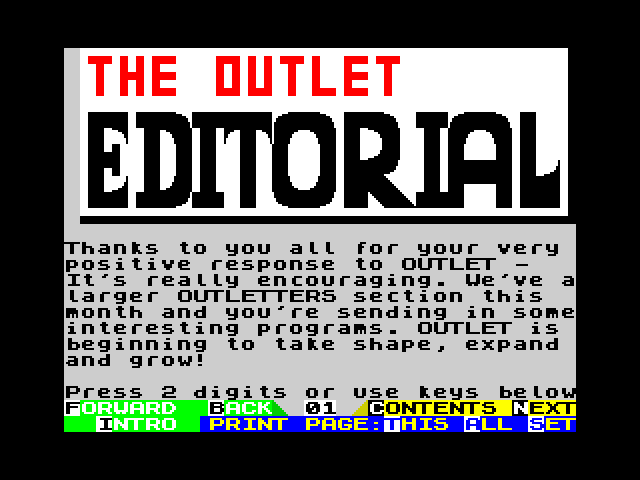 Outlet issue 003 image, screenshot or loading screen
