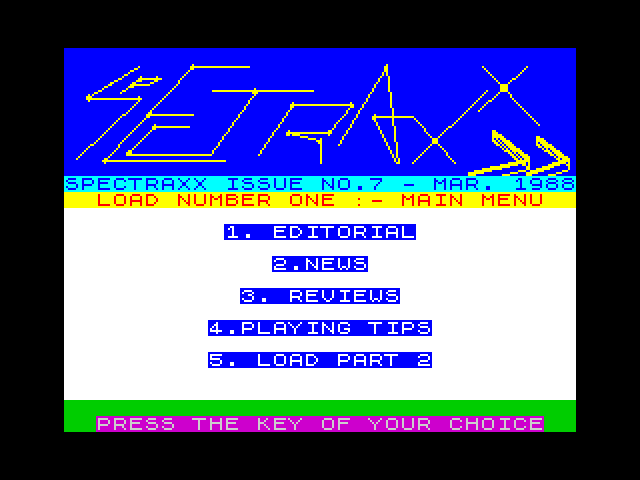 Spectraxx issue 07 image, screenshot or loading screen