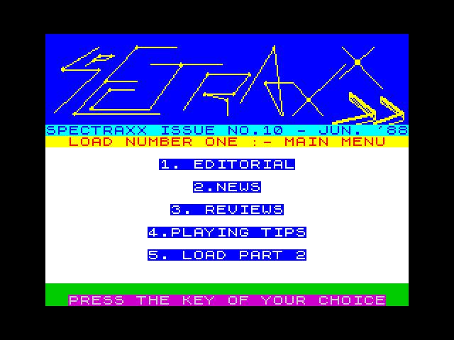 Spectraxx issue 10 image, screenshot or loading screen