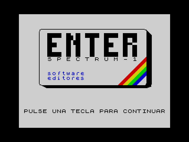 Enter Spectrum issue 01 image, screenshot or loading screen