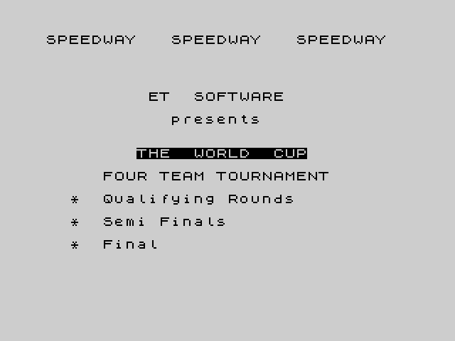 Speedway: World Cup image, screenshot or loading screen