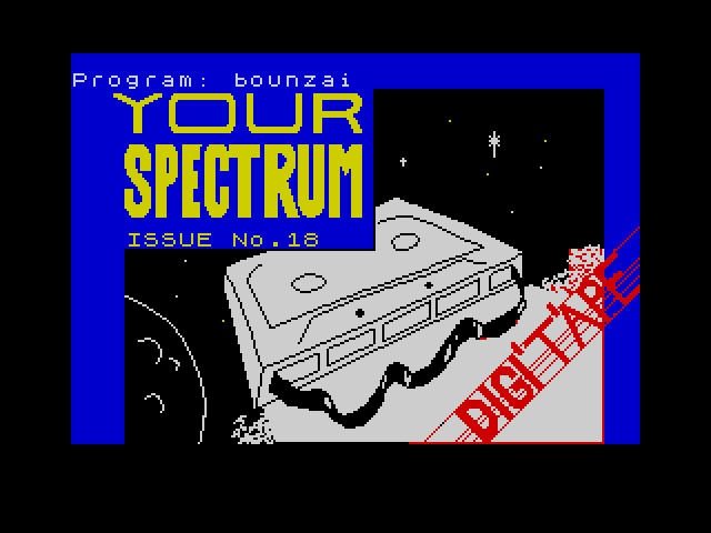 DigiTape #3 - Your Spectrum issue 18 image, screenshot or loading screen
