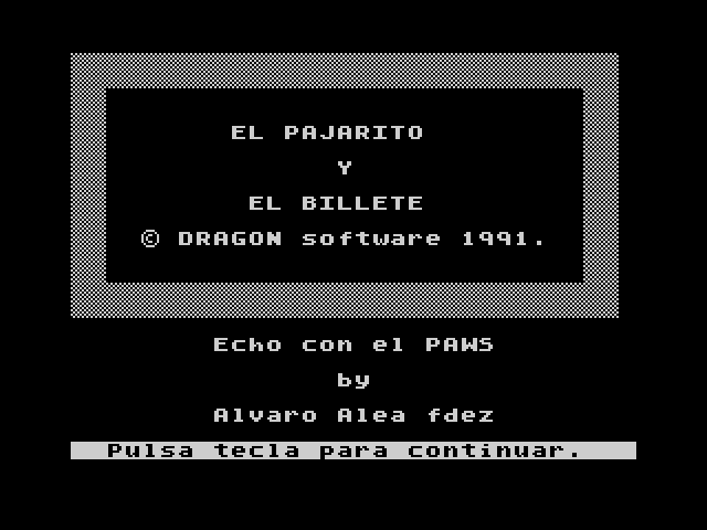 El Pajarito y el Billete image, screenshot or loading screen