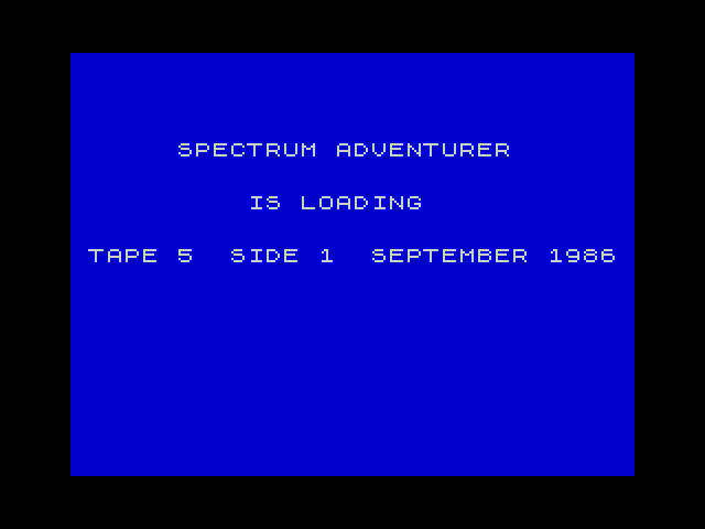 Spectrum Adventurer issue 05 image, screenshot or loading screen