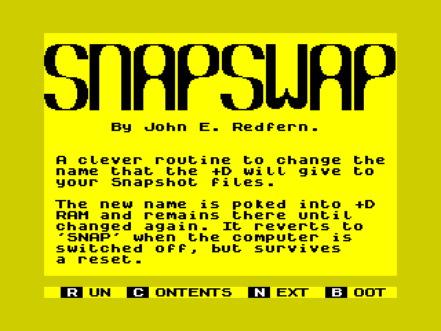 Snapswap image, screenshot or loading screen