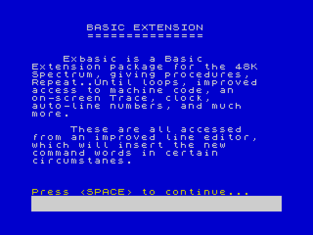 Software Exchange Tape SP04 image, screenshot or loading screen