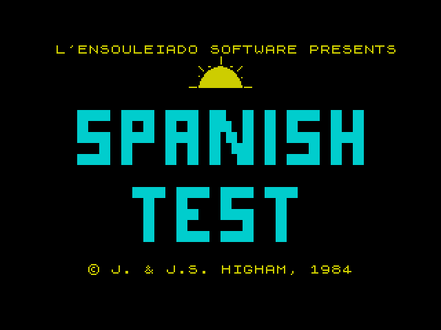 Spanish Verbs image, screenshot or loading screen