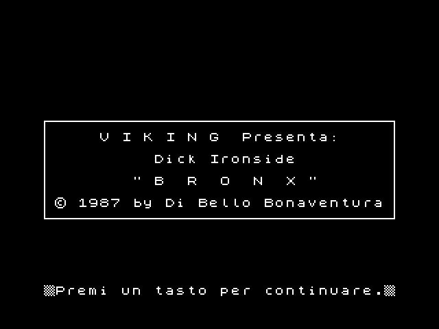 Dick Ironside: Bronx image, screenshot or loading screen