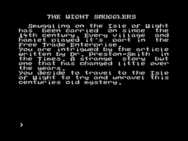 The Wight Smugglers image, screenshot or loading screen
